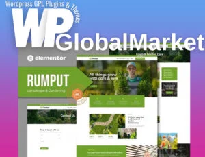 Rumput – Landscape and Gardening Services Elementor Template Kit