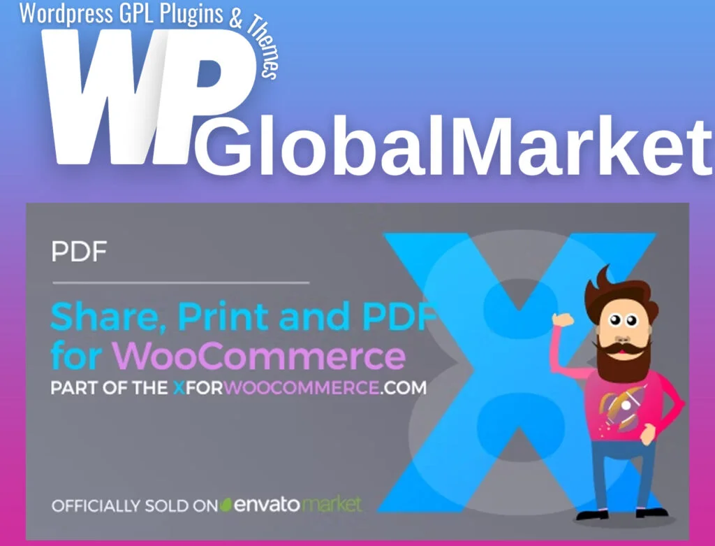 Share, print and pdf products for woocommerce