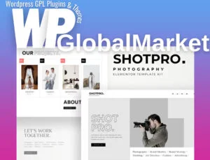 Shotpro – Photography and Portfolio Elementor Template Kit