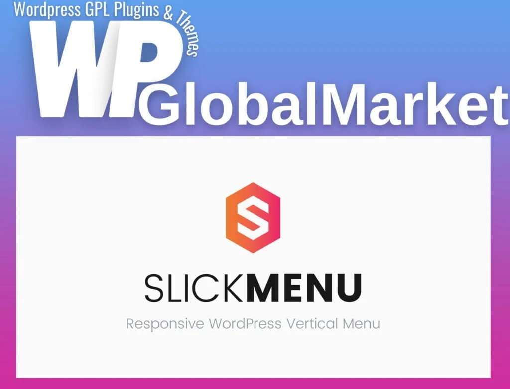 Slick menu – responsive wordpress vertical menu