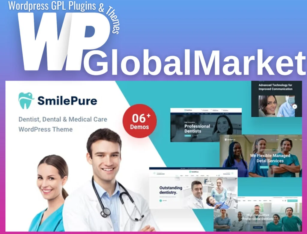 Smilepure – dental medical care wordpress theme