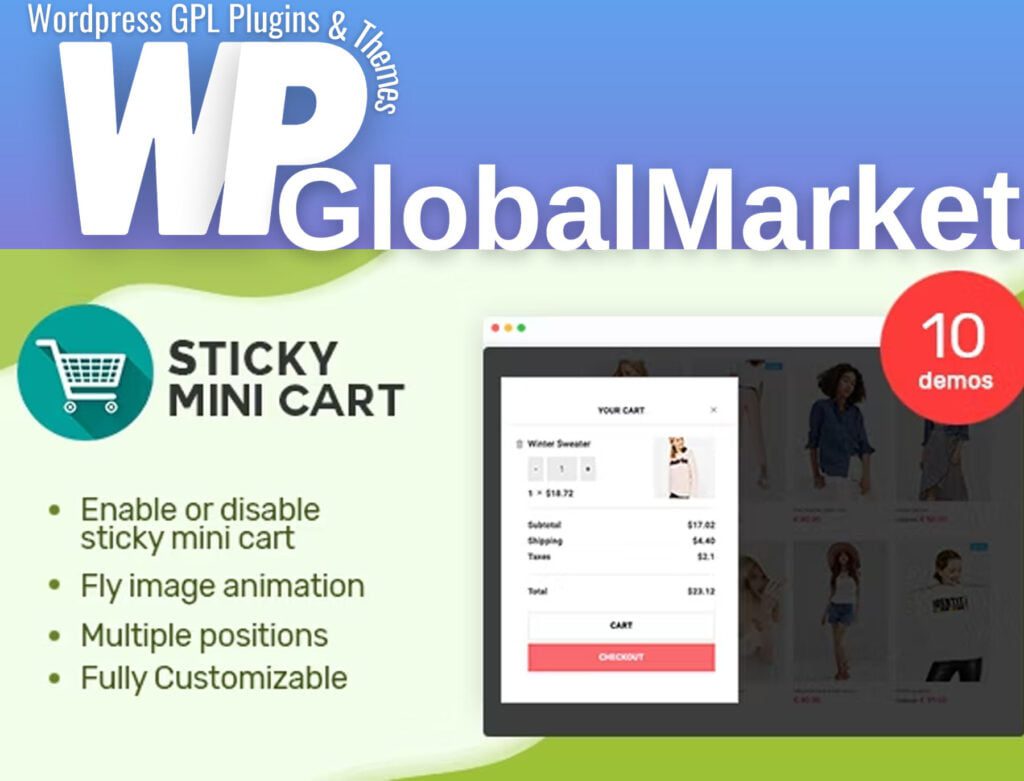 Sticky Mini Cart For WooCommerce