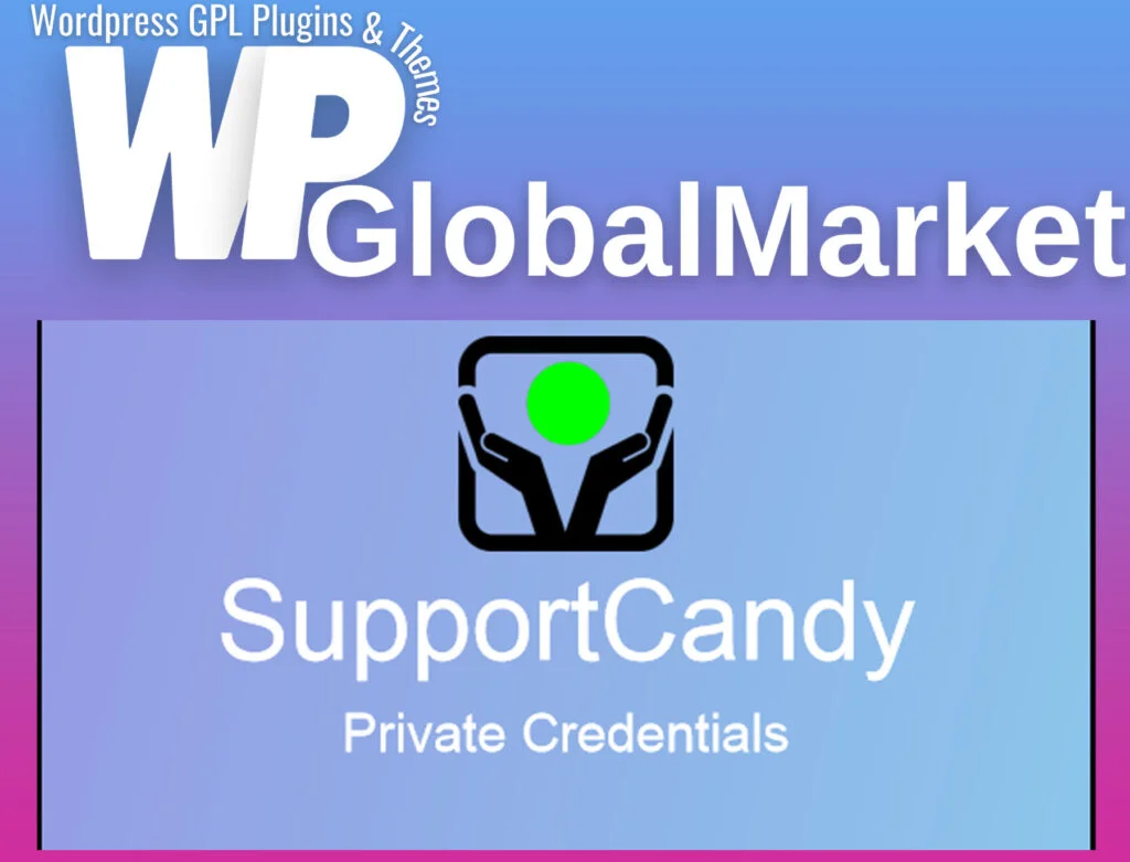 Supportcandy private credentials