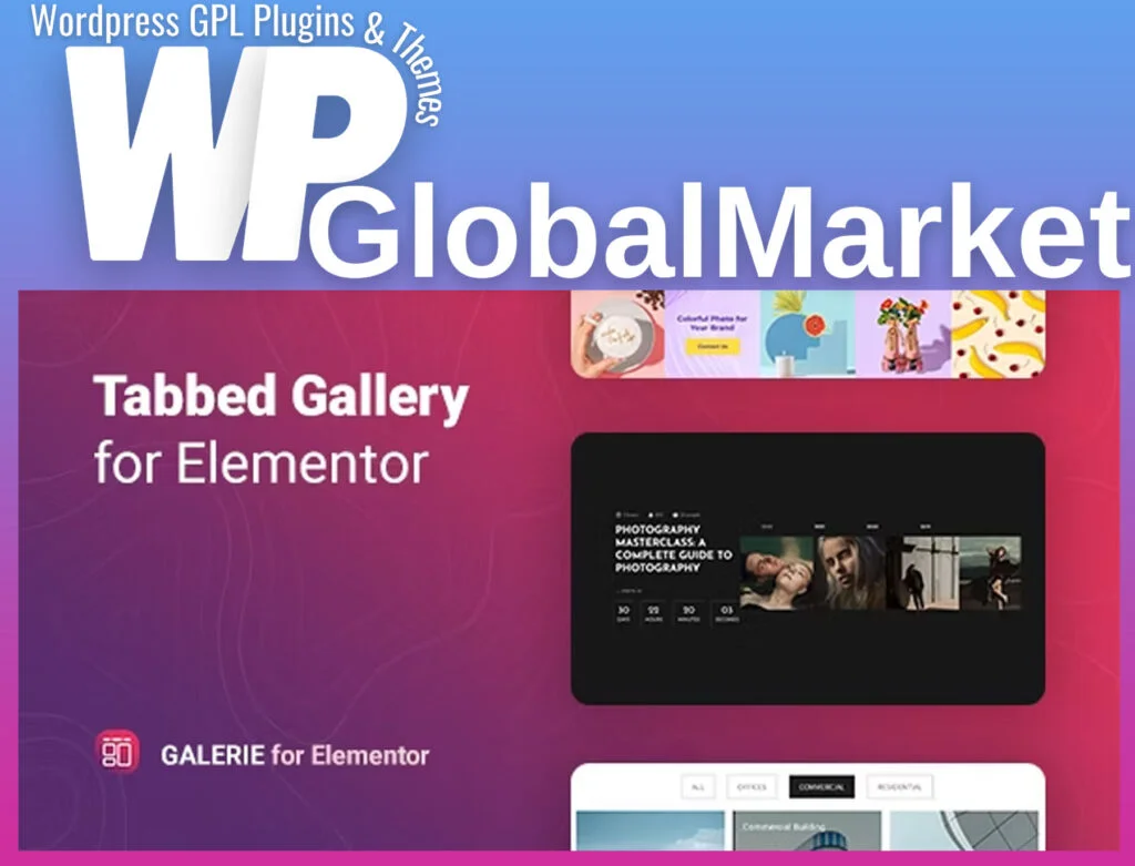 Tabbed gallery for elementor – galerie