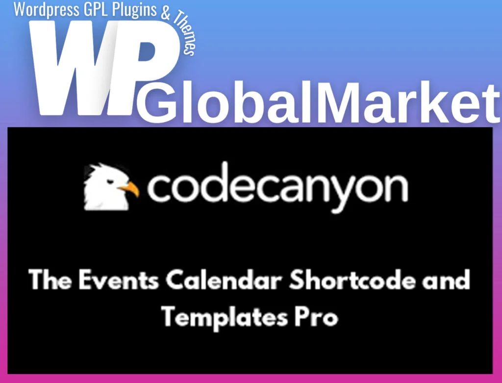 The events calendar shortcode and templates pro – wordpress plugin