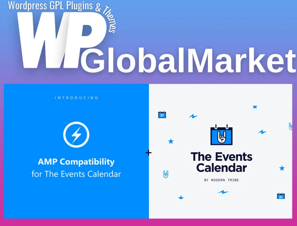 The events calendar for amp