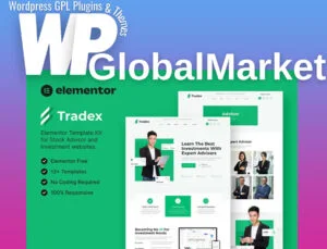 Tradex – Stock Advisor and Investment Elementor Template Kit