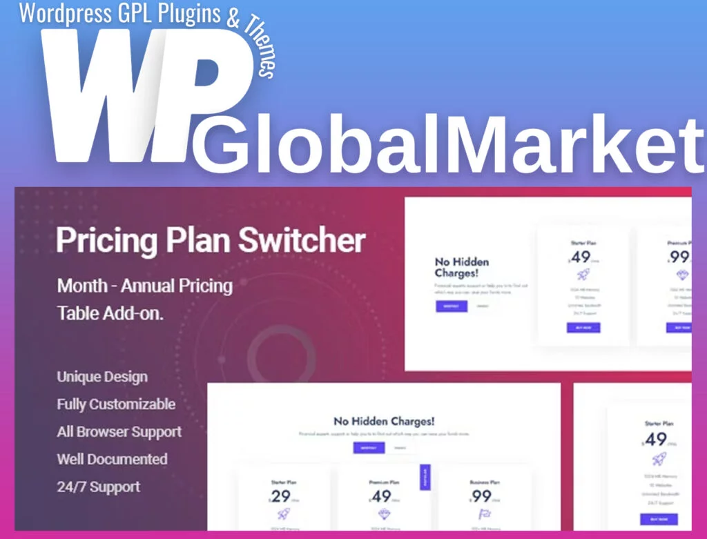 Ultimate pricing plan switcher addon for elementor