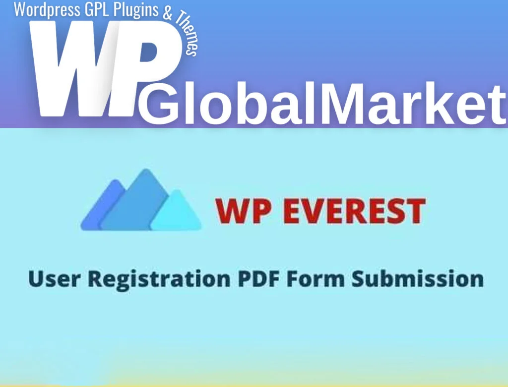 User registration pdf form submission addon