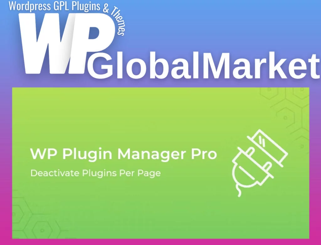 Wp plugin manager pro deactivate plugins per page