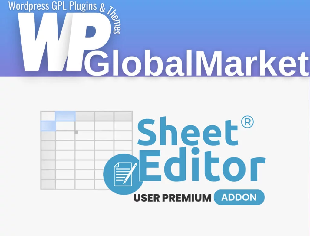 Wp sheet editor – users (premium)