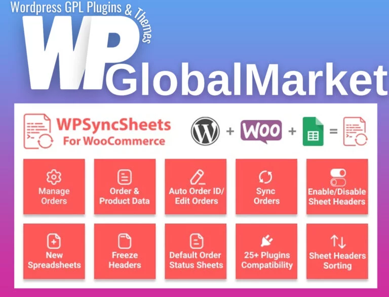 Wpsyncsheets for woocommerce