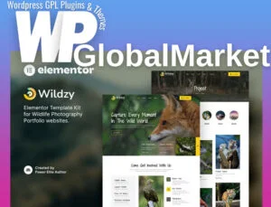 Wildzy – Wildlife Photography Elementor Template Kit