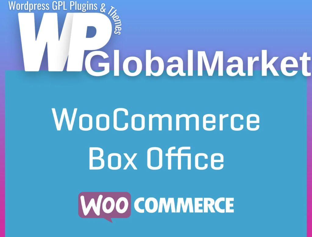 Woocommerce box office