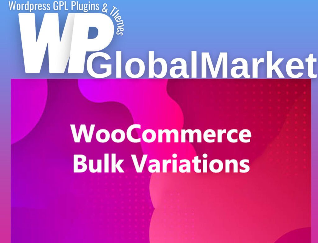 Woocommerce bulk variations