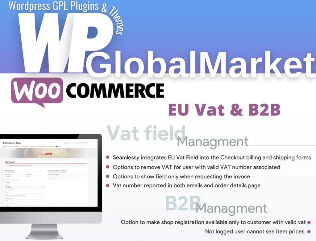 Woocommerce eu vat and b2b