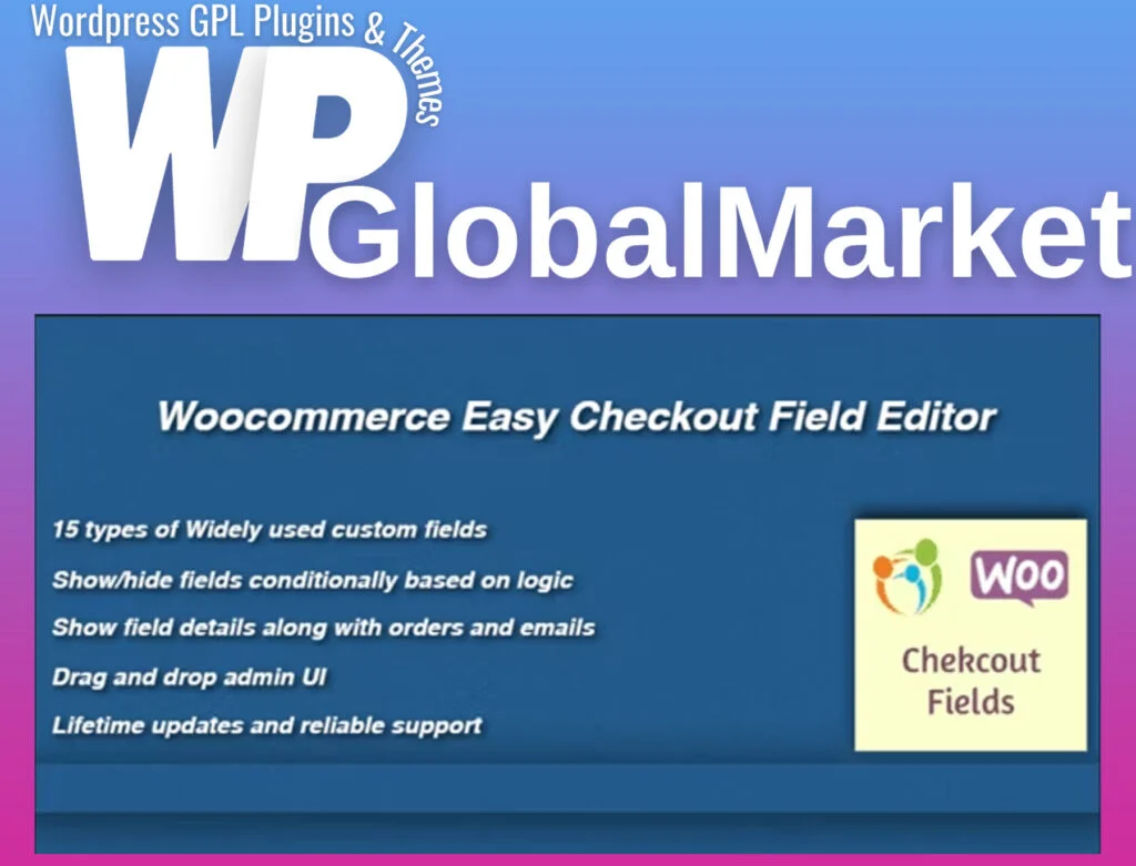 Woocommerce easy checkout field editor