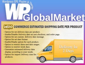 WooCommerce Estimated Shipping Date Per Product