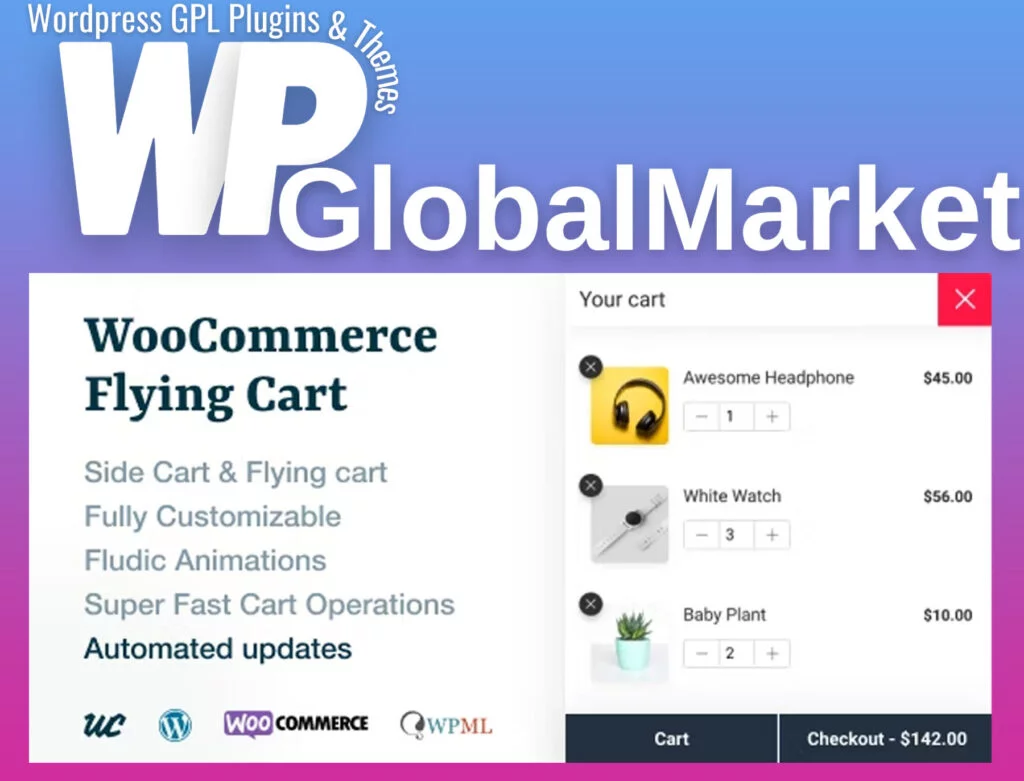 Woocommerce flying cart by wecreativez