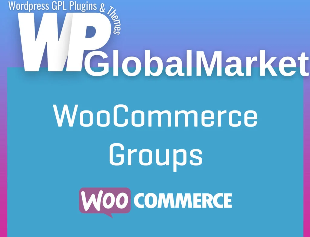 Woocommerce groups for woocommerce