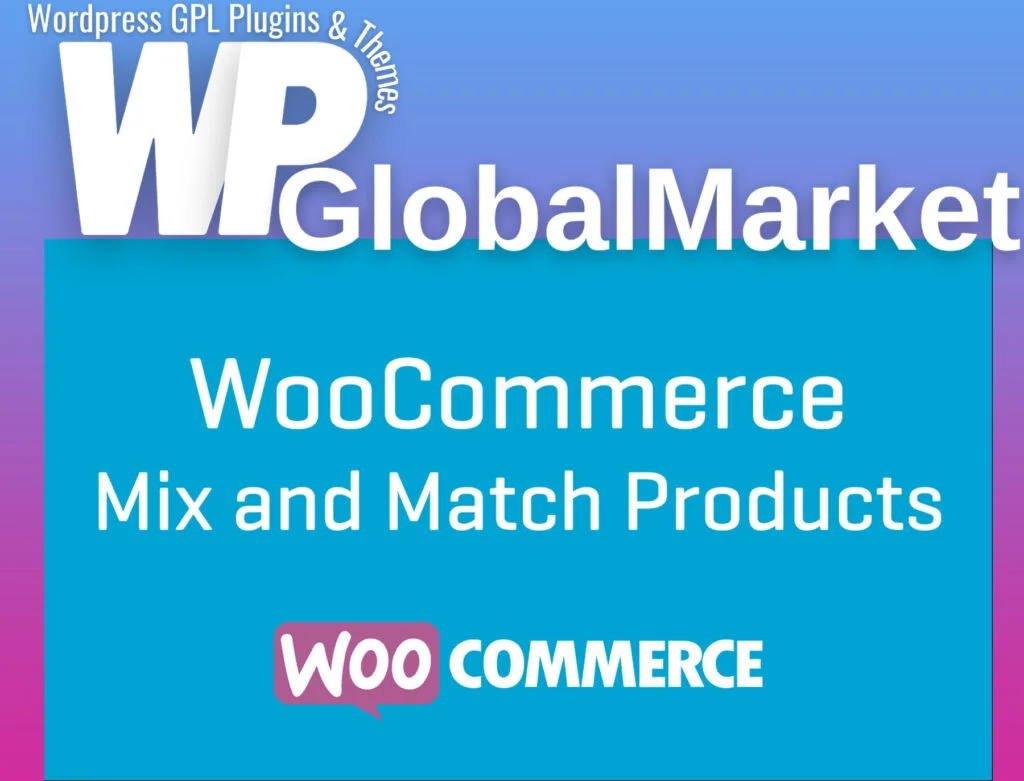 Woocommerce mix and match products