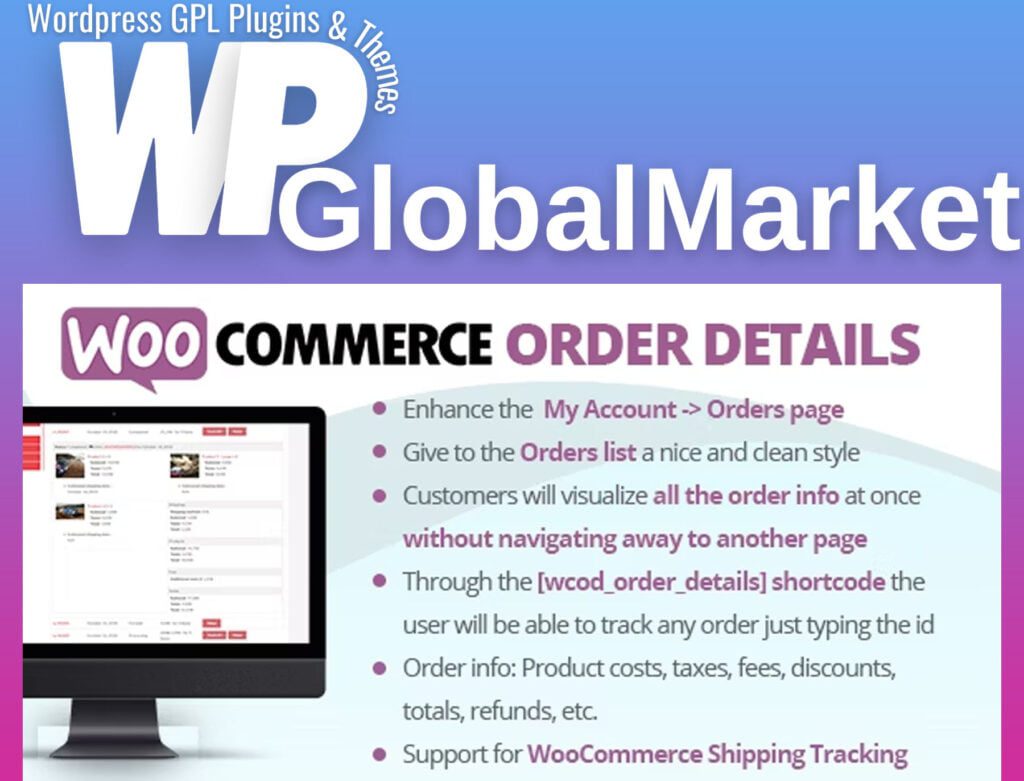 WooCommerce Order Details
