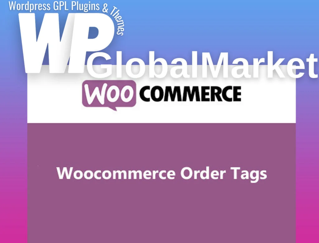 Woocommerce order tags