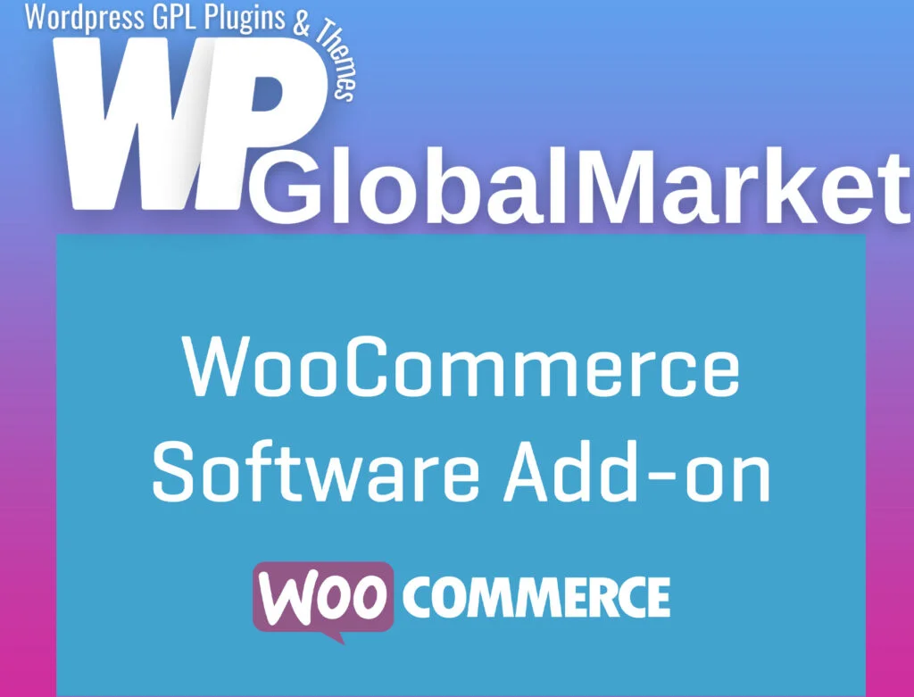 Woocommerce software add-on