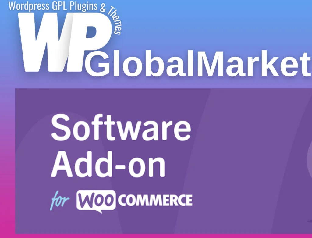 Woocommmece software addon