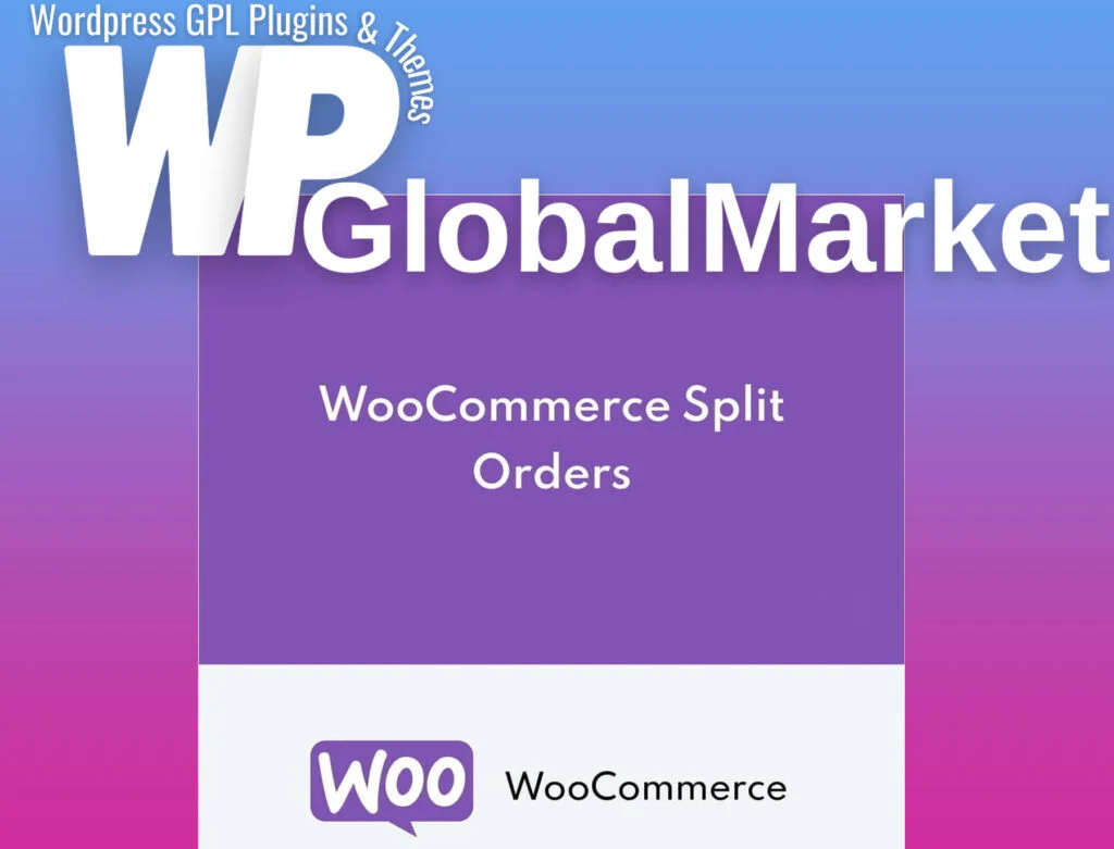 Woocommerce split order