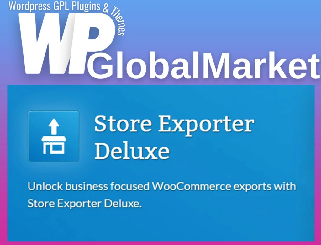 Woocommerce store exporter deluxe