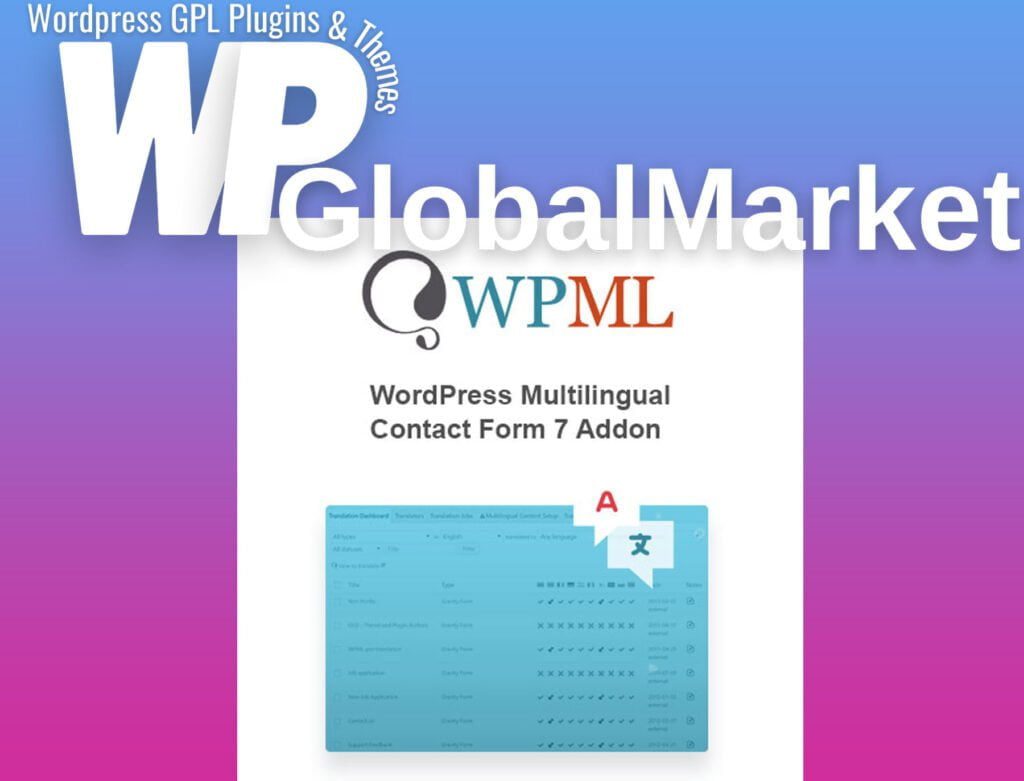 WordPress Multilingual Contact Form 7 Addon