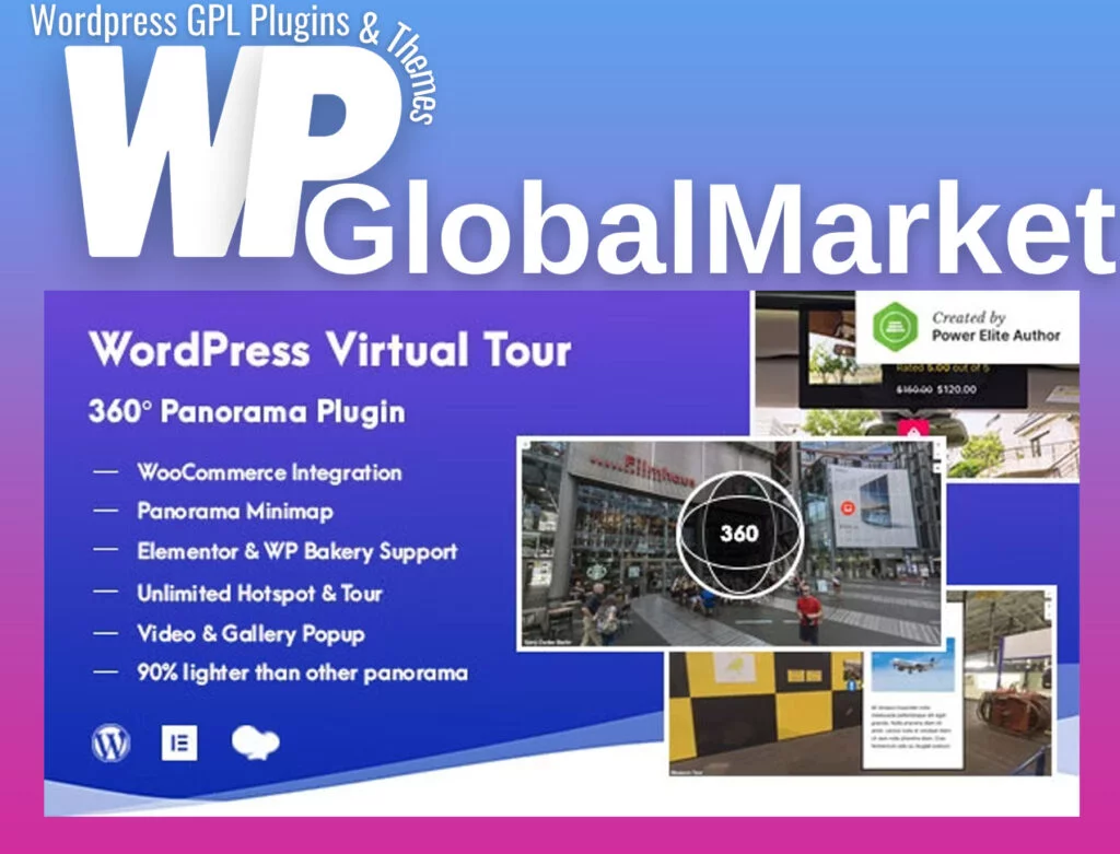 Wordpress virtual tour 360 panorama plugin