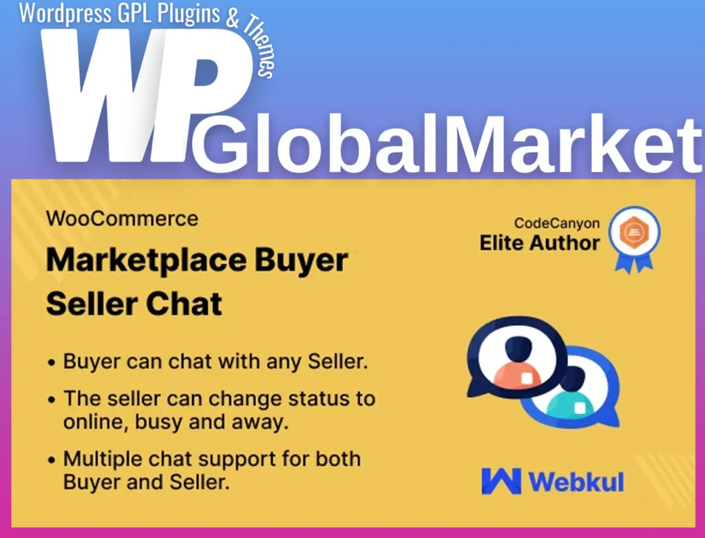 Wordpress woocommerce marketplace buyer seller chat plugin