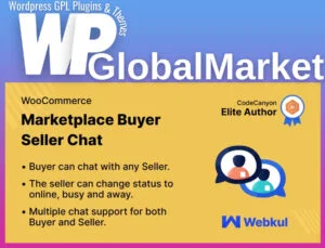 WordPress WooCommerce Marketplace Buyer Seller Chat Plugin