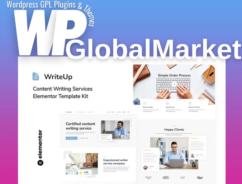 Writeup – content writing services elementor template kit