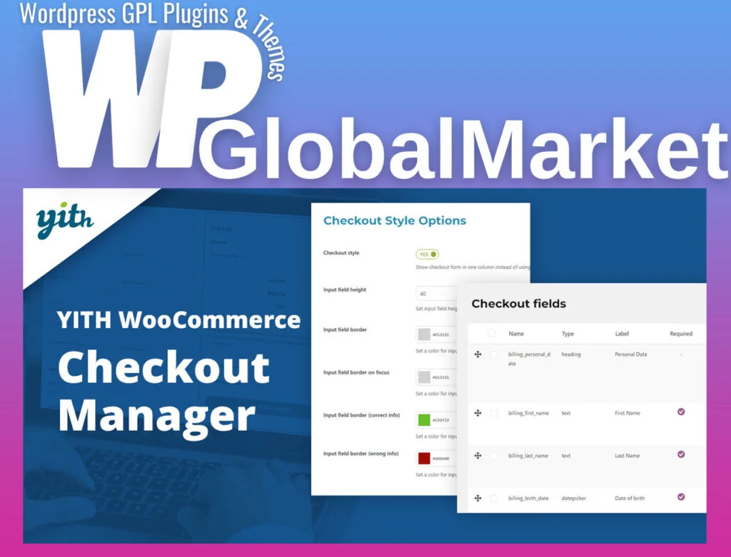 Yith woocommerce checkout manager premium