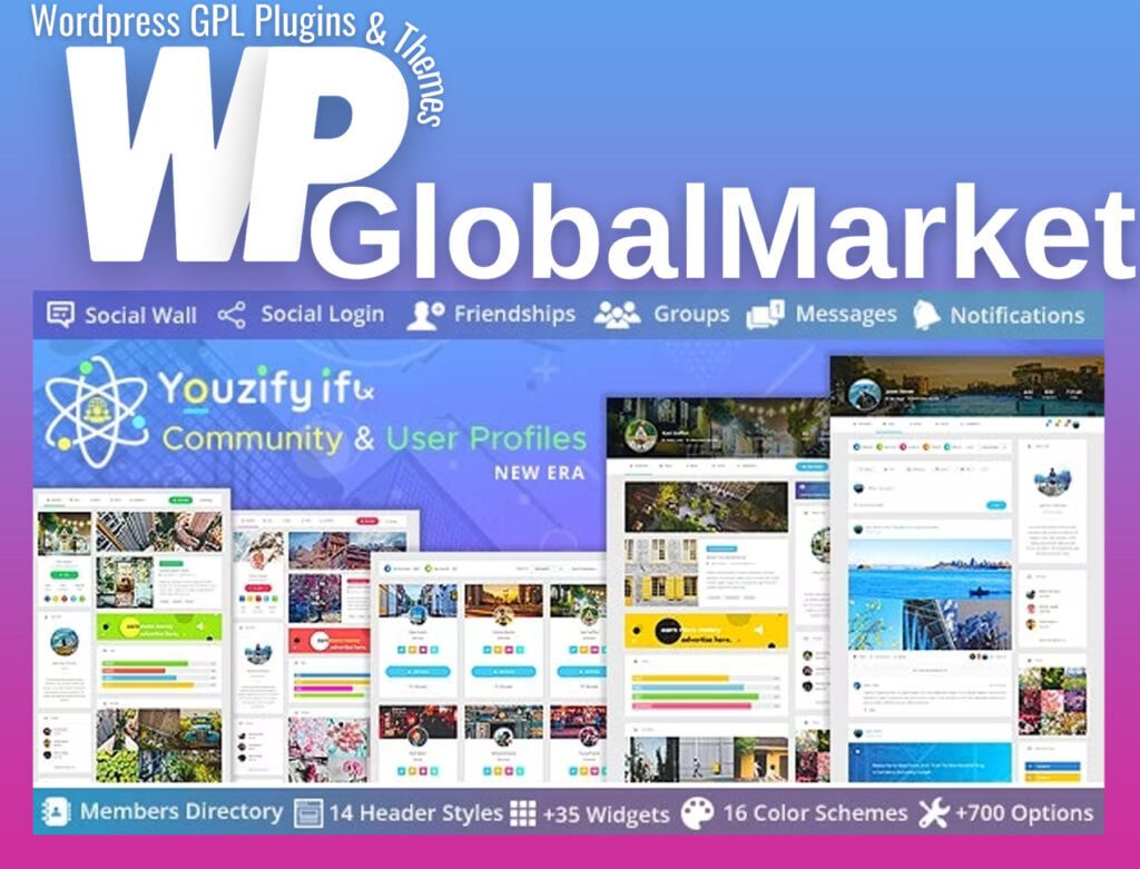 Youzify (formerly Youzer) – BuddyPress Community and WordPress User Profile Plugin