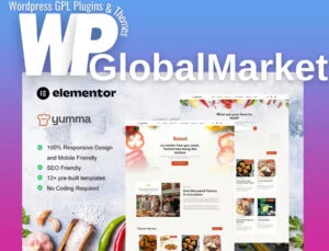 Yumma – Food Recipe Elementor Template Kit