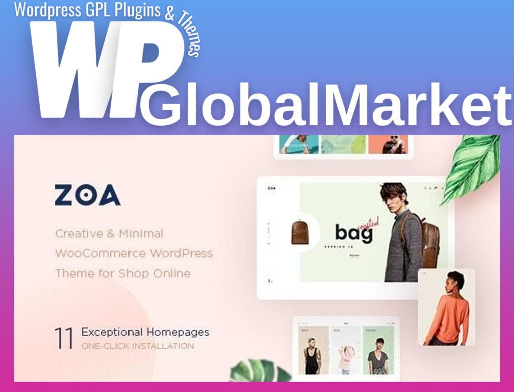 Zoa – Minimalist Elementor WooCommerce Theme
