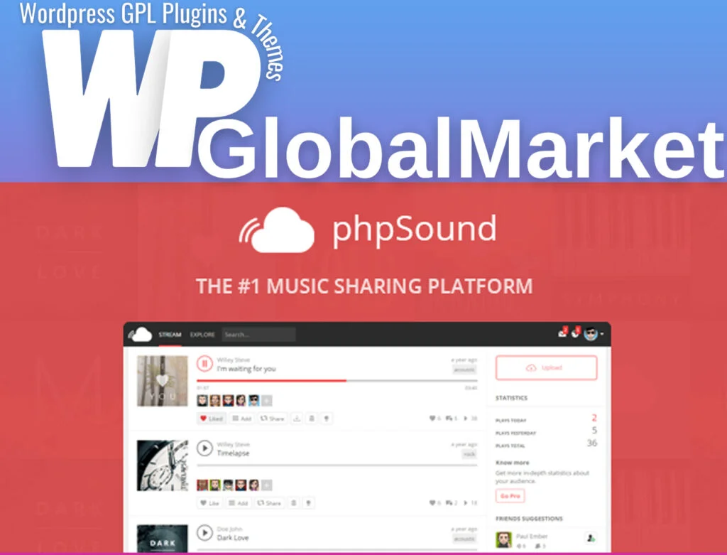 Phpsound music sharing platform