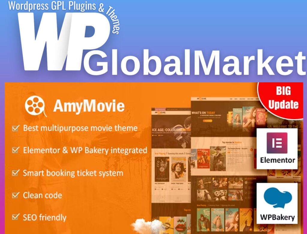 AmyMovie – Movie and Cinema WordPress Theme