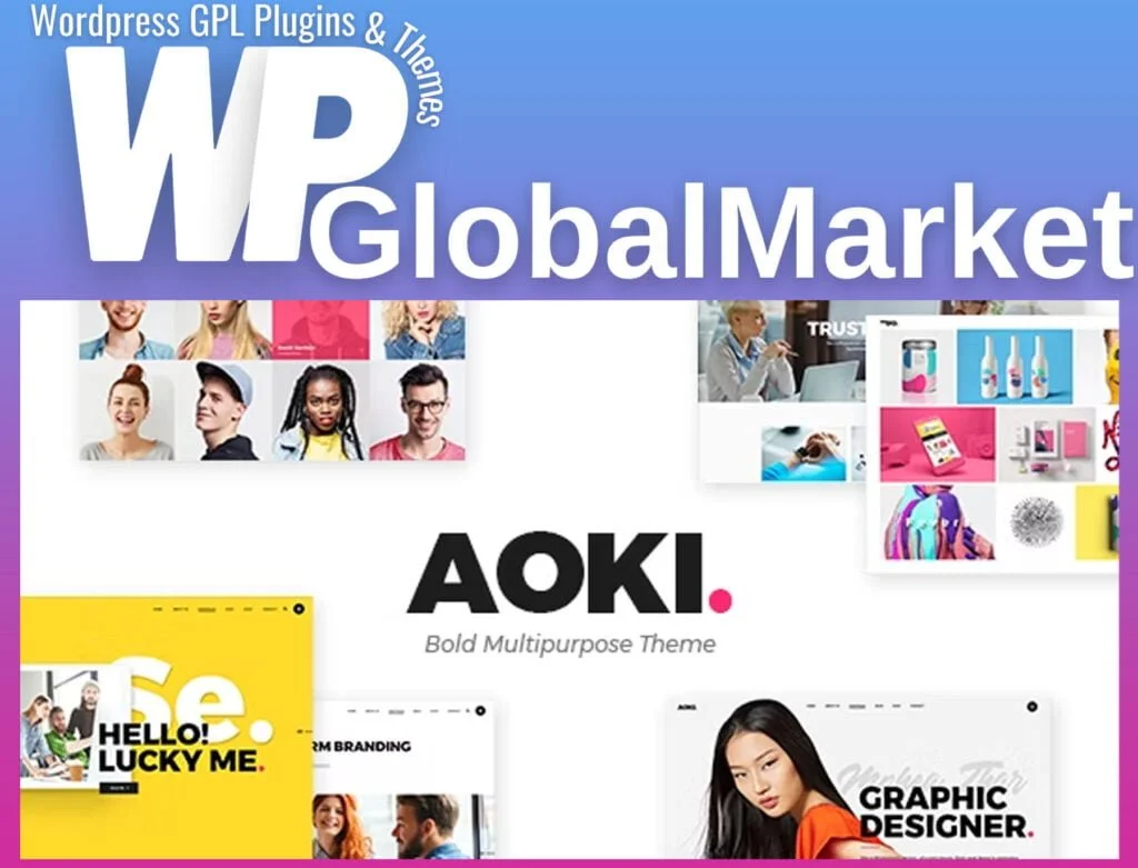 Aoki – creative design agency theme