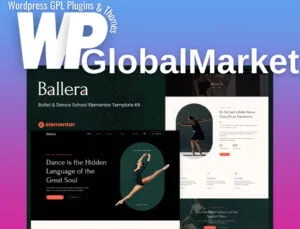 Ballera – Ballet and Dance School Elementor Template Kit