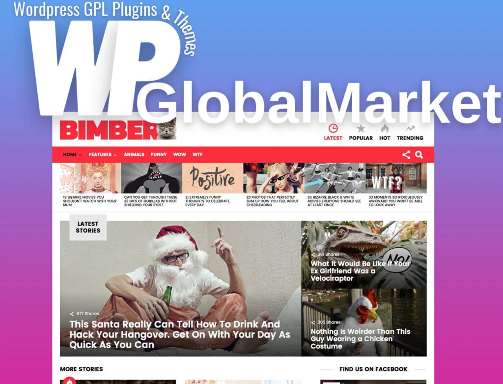 Bimber wordpress theme