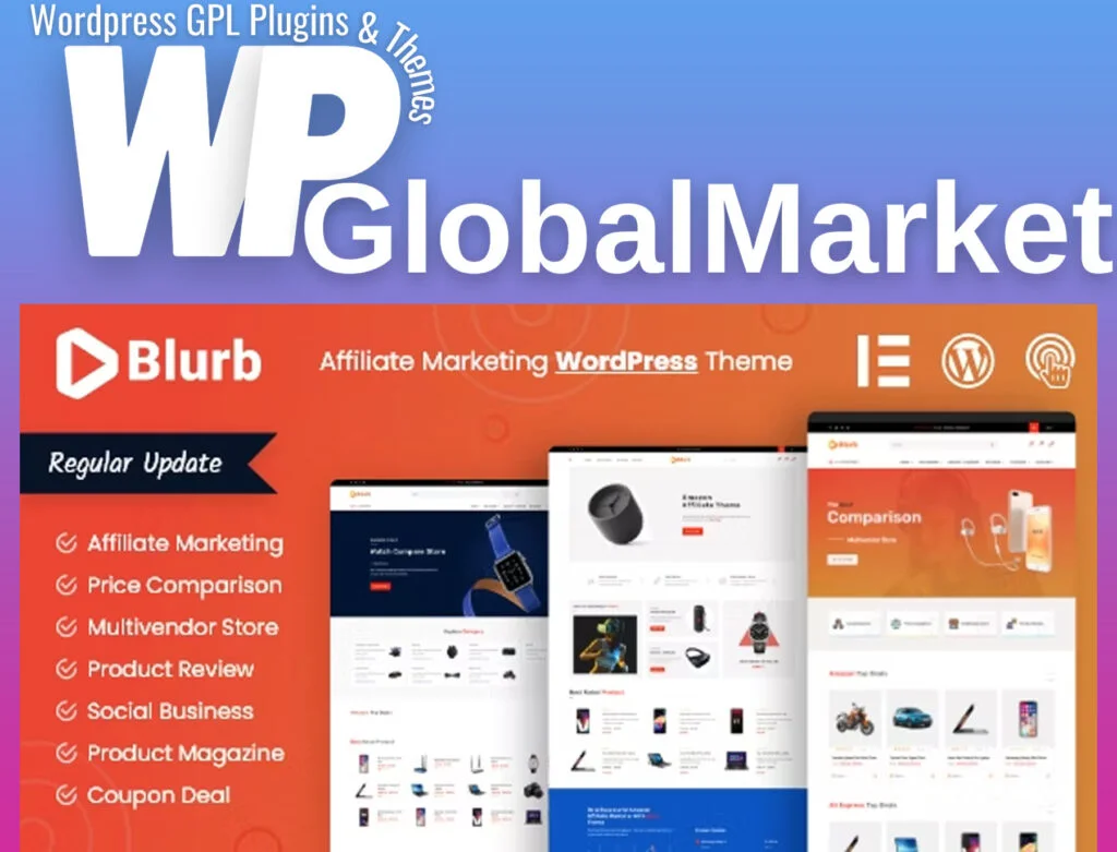 Blurb – affiliate marketing wordpress theme