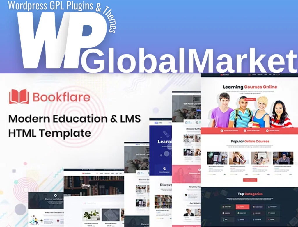 Bookflare – a modern education & lms wordpress