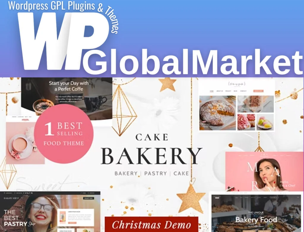 Cake bakery pastry wp theme