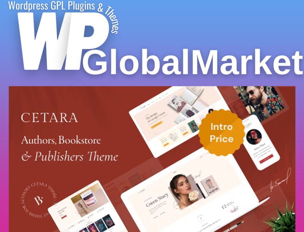 Cetara – Beautiful WordPress Theme for Authors