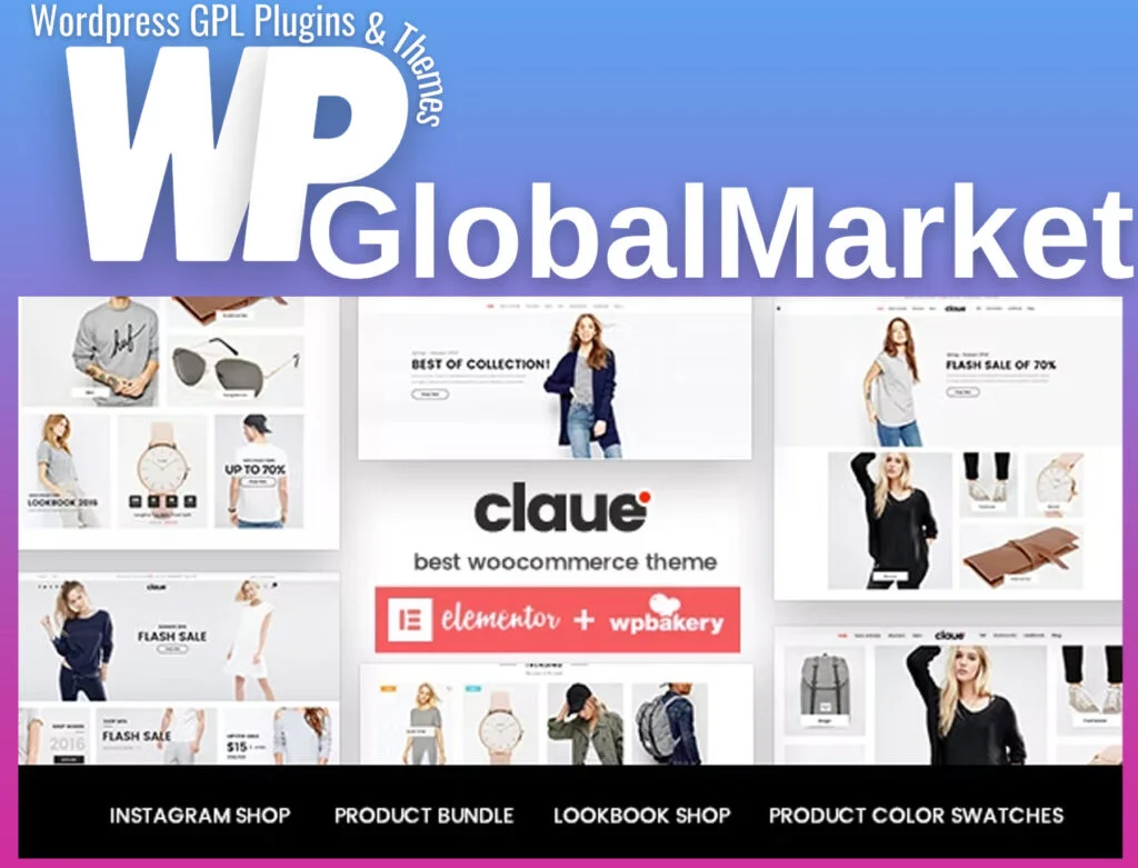 Claue clean minimal woocommerce theme